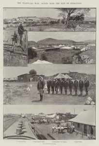 La guerre du Transvaal, scènes près du théâtre des opérations